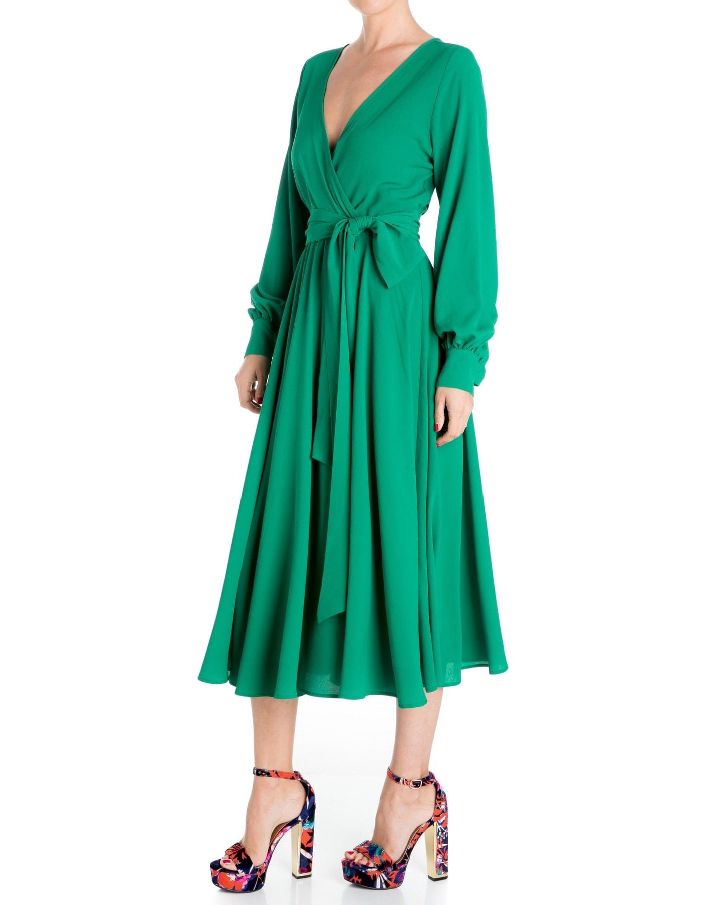 LilyPad Midi Dress - Emerald by Meghan Fabulous