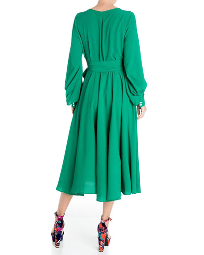 LilyPad Midi Dress - Emerald by Meghan Fabulous