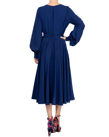 LilyPad Midi Dress - Navy by Meghan Fabulous