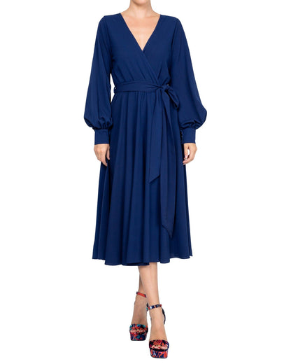 LilyPad Midi Dress - Navy by Meghan Fabulous