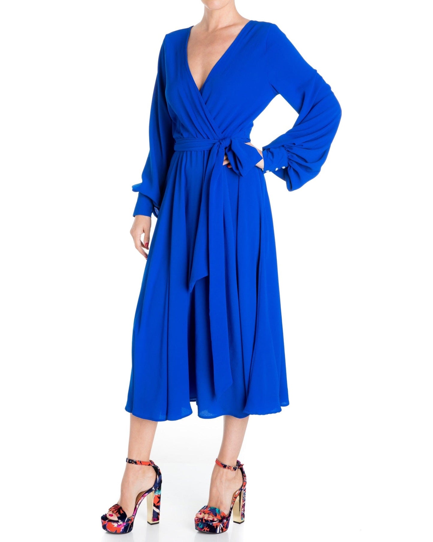 LilyPad Midi Dress - Royal by Meghan Fabulous