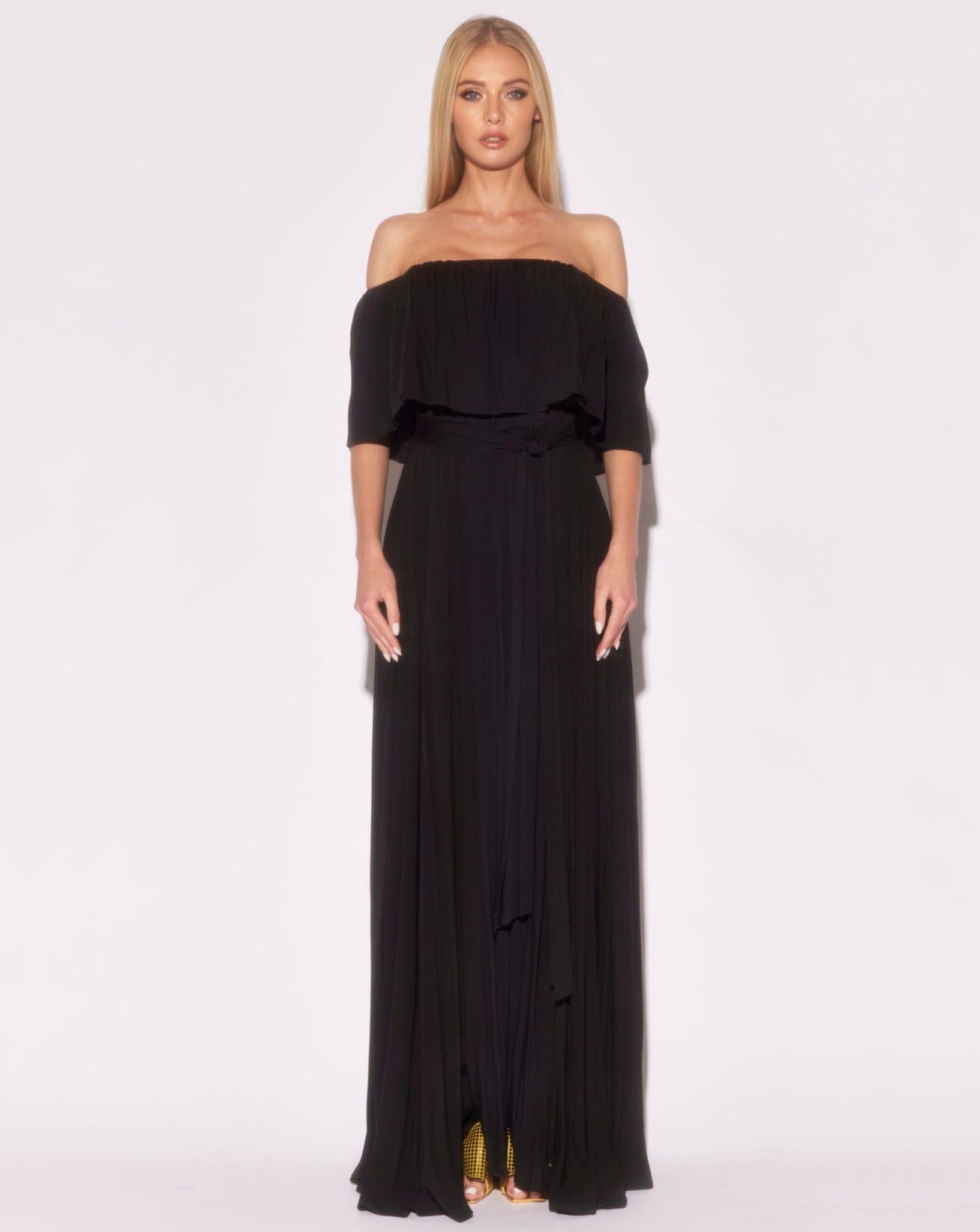 Morning Glory Maxi Dress - Black by Meghan Fabulous