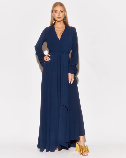 LilyPad Maxi Dress - Navy by Meghan Fabulous