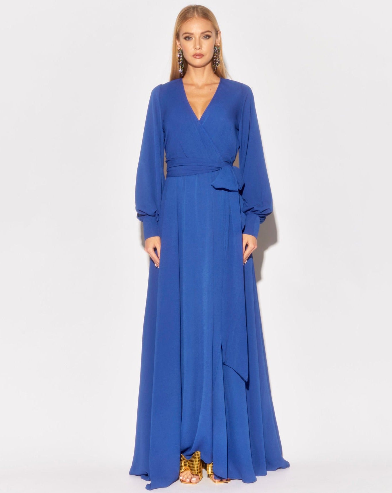 LilyPad Maxi Dress - Royal by Meghan Fabulous