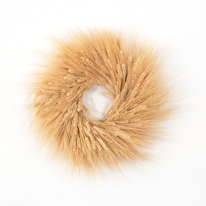 Dried Wheat Wreath by Andaluca Home