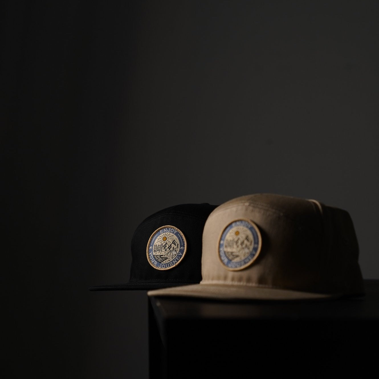 The EYJ Badge Hat - TAN by Bullstrap