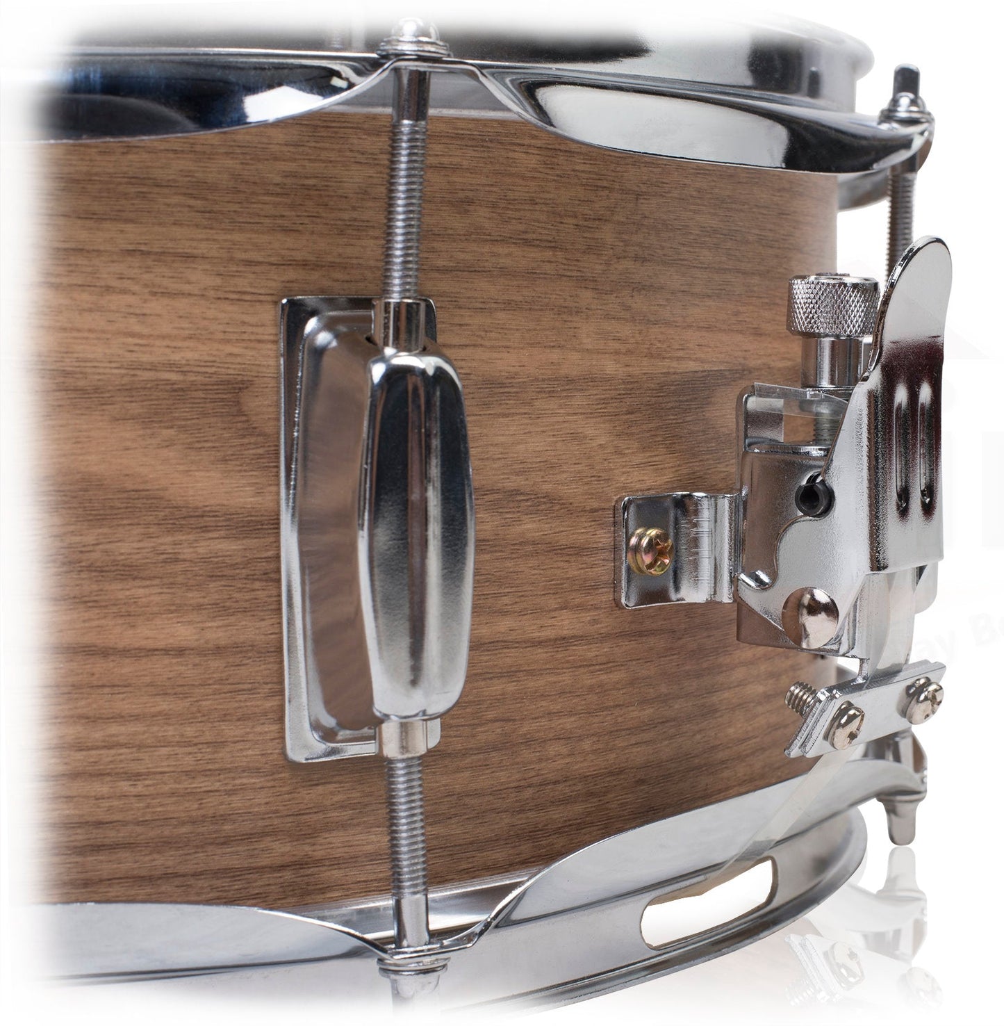 Popcorn Soprano Snare Drum by GRIFFIN - Acoustic Firecracker 10"x6" Poplar Wood Shell with Oakwood PVC - Mini Concert Marching Percussion Instrument by GeekStands.com