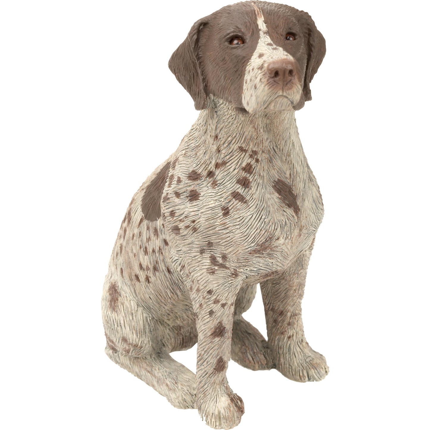 Sandicast "Mid Size" Sitting German Shorthaired Pointer Dog Sculpture by Present Paper