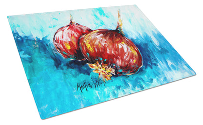 Onion Funions Glass Cutting Board by Caroline's Treasures