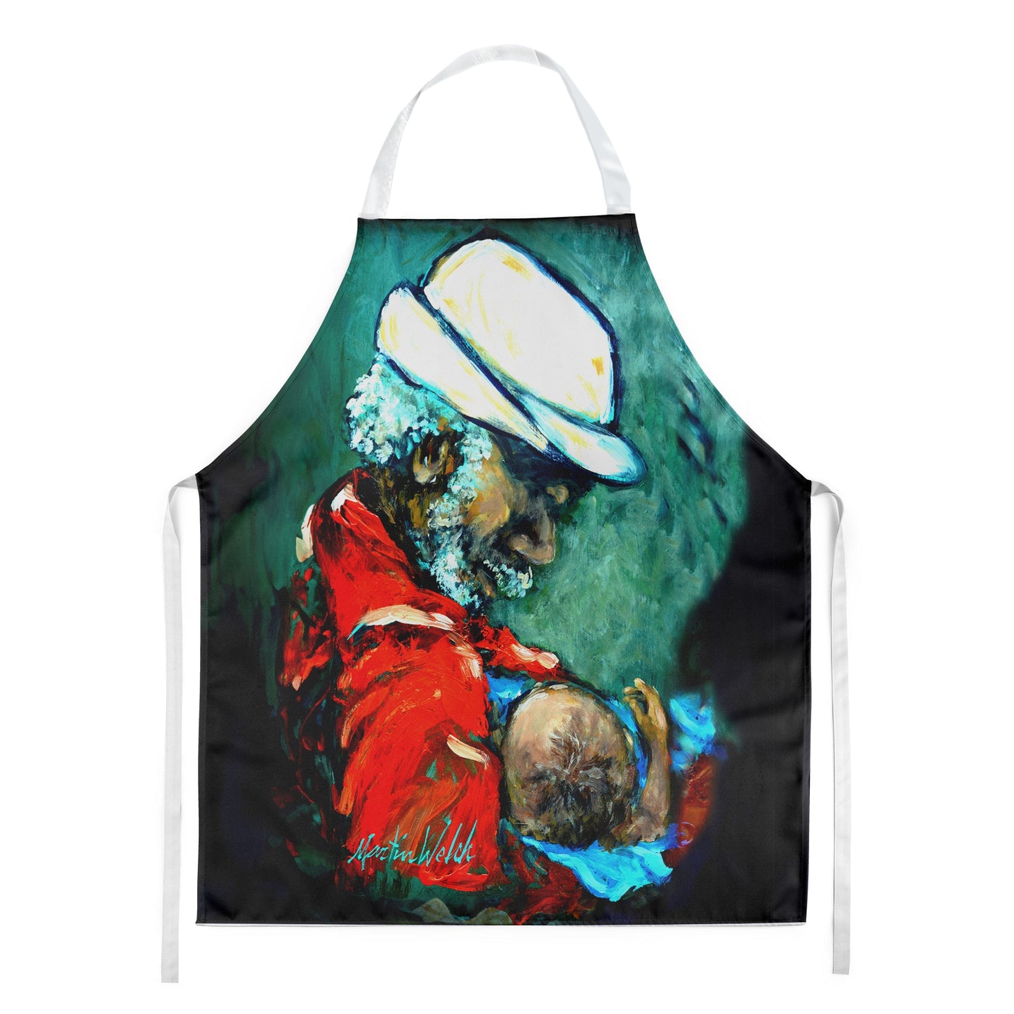 Grand Pappy and Baby Apron by Caroline's Treasures