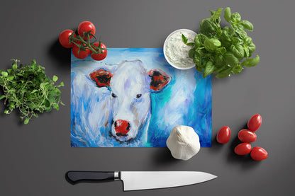 Move Over Cow Glass Cutting Board by Caroline's Treasures