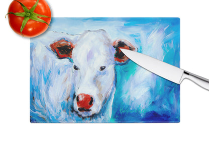 Move Over Cow Glass Cutting Board by Caroline's Treasures