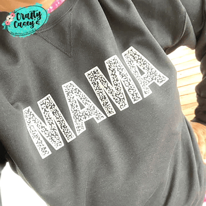 Mama  Distressed Women's -Unisex Sweatshirts by Crafty Casey's