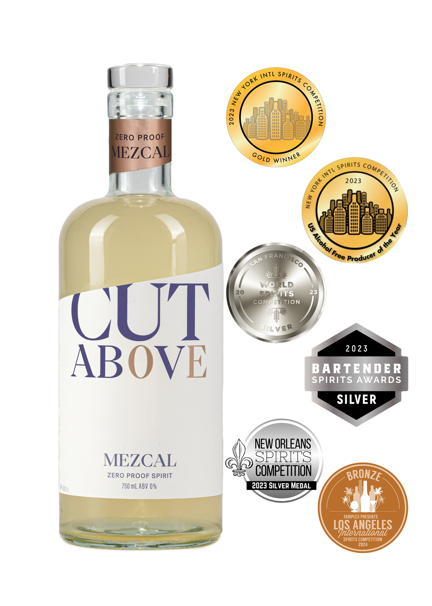 Zero Proof Mezcal by Cut Above Spirits