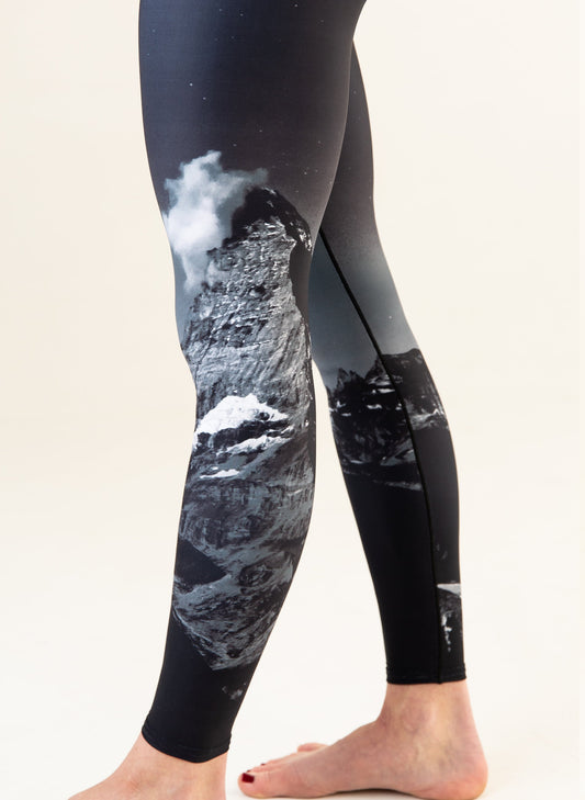 Yoga Pants Midnight Mountain by Colorado Threads Clothing