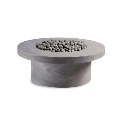 Mirasol - Circular Concrete Fire Pit Table by Crete Design