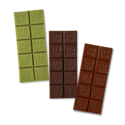 Variety Pack | Chocolate Bars | 1 Bar x 3 Flavors by Vital Leaf