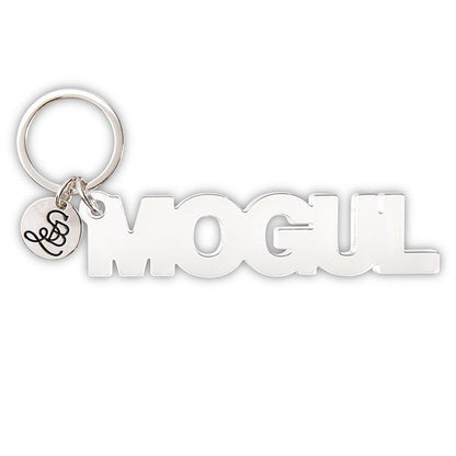 Mogul Acrylic Word Key Chain | Clear Word Shaped Keyholder by The Bullish Store