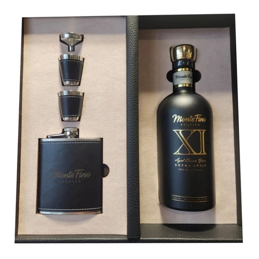 Monte Fino XI Year Aged Extra Anejo Tequila Gift Set by CraftShack Spirits Marketplace