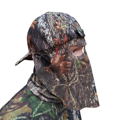 2-in-1 REAR Face Mask and Camo Hat (Fitted) by QuikCamo