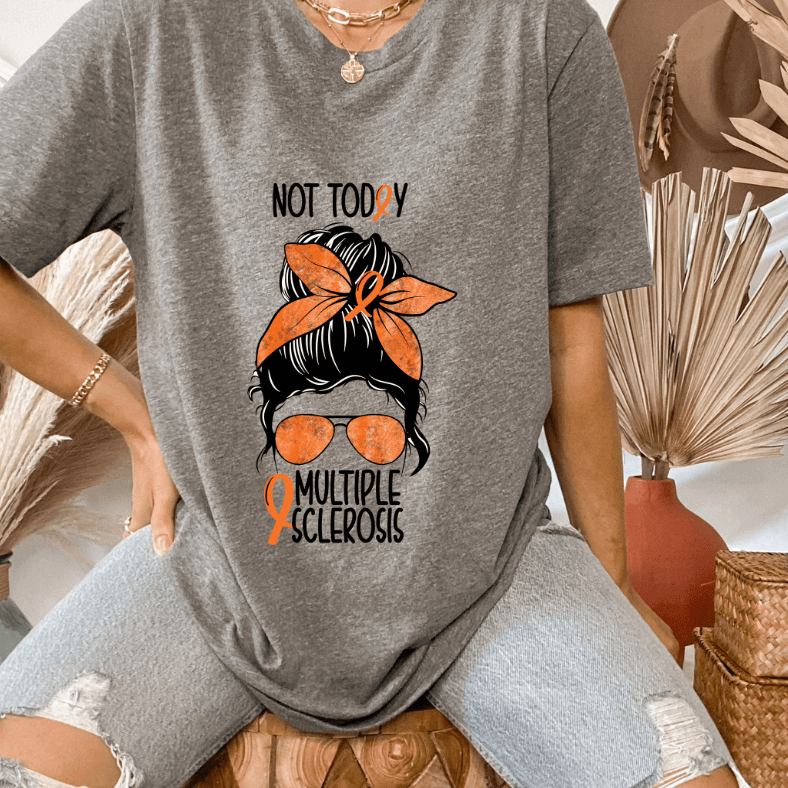 Multiple Sclerosis Mom Bunn Awareness Unisex Tee by Crafty Casey's