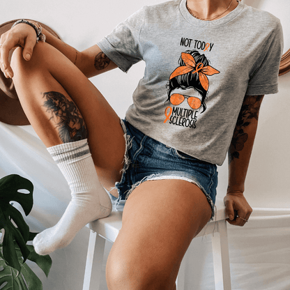 Multiple Sclerosis Mom Bunn Awareness Unisex Tee by Crafty Casey's