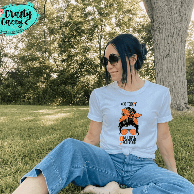 Multiple Sclerosis Mom Bunn Awareness Unisex Tee by Crafty Casey's