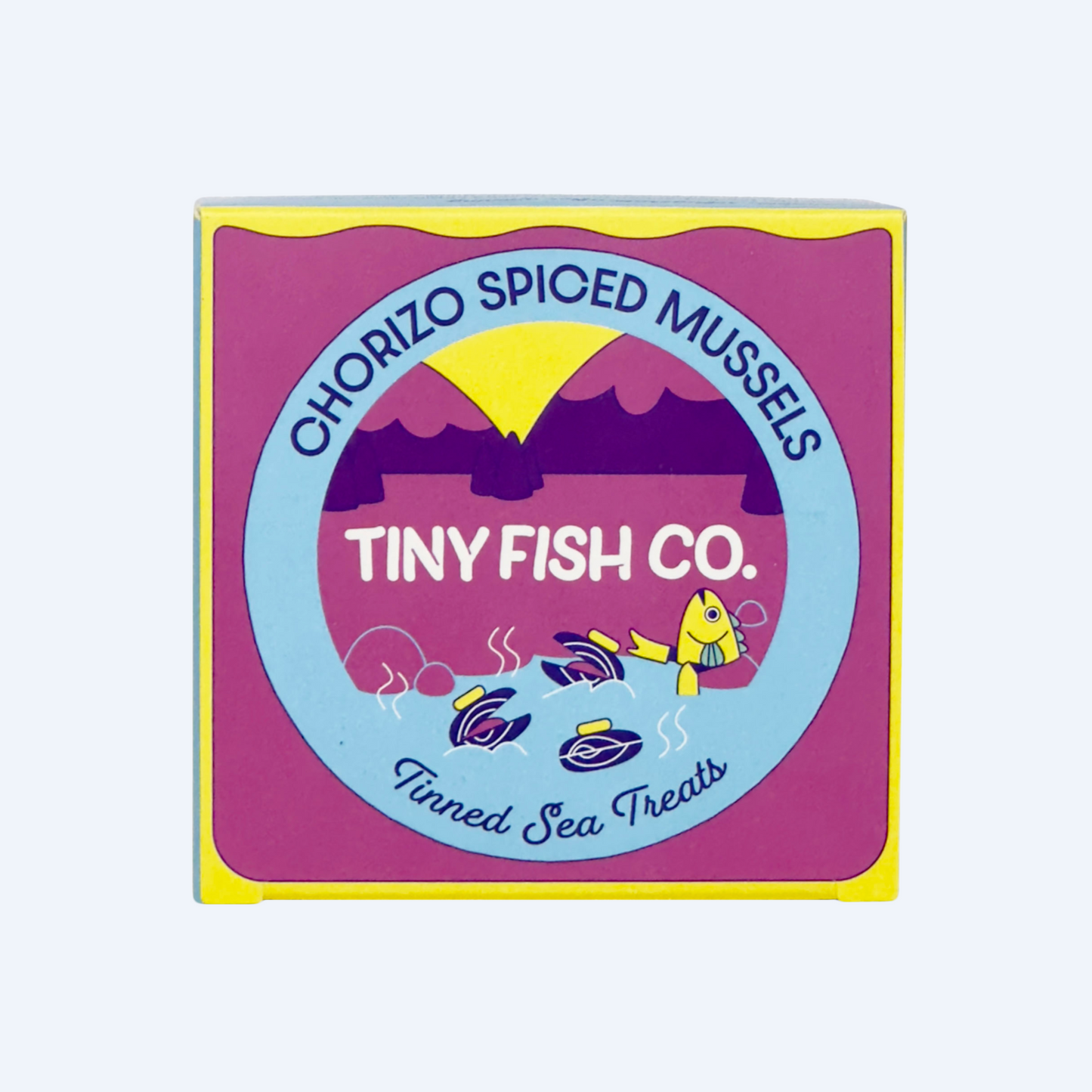 Tiny Fish Co Chorizo Spiced Mussels Tin - 12 Tins by Farm2Me