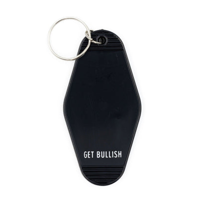 My First Crush Was Dana Scully Motel Style Keychain in Black by The Bullish Store