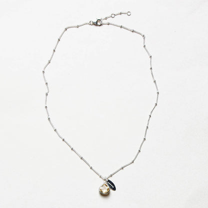 November Citrine Birthstone Necklace by Tiny Rituals