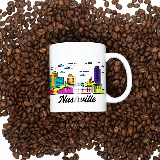 Nashville Skyline Mug by Music City Creative