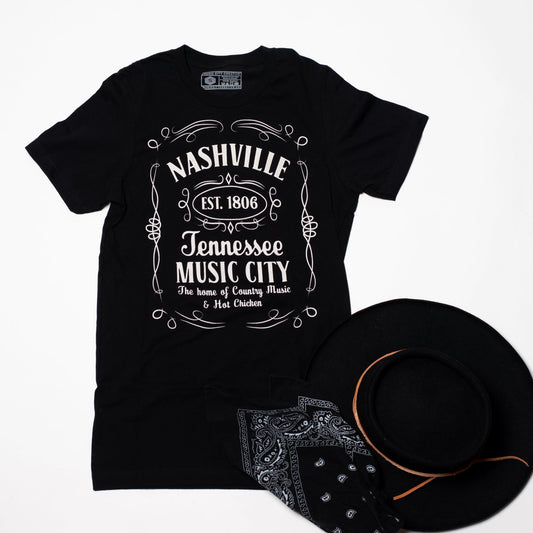 Nashville Whiskey Tee by Music City Creative