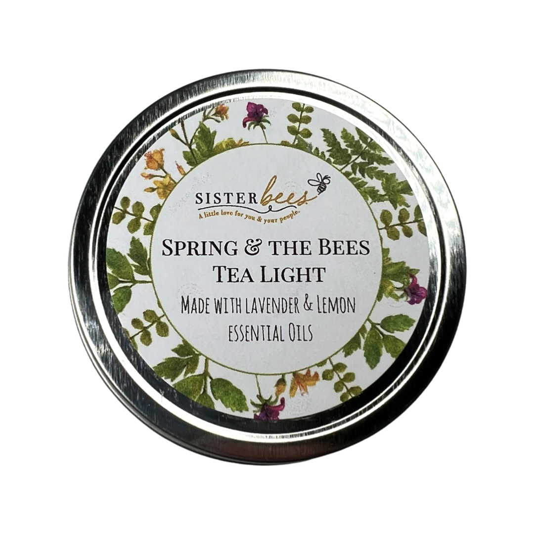 Spring & The Bees Tea Light by Sister Bees