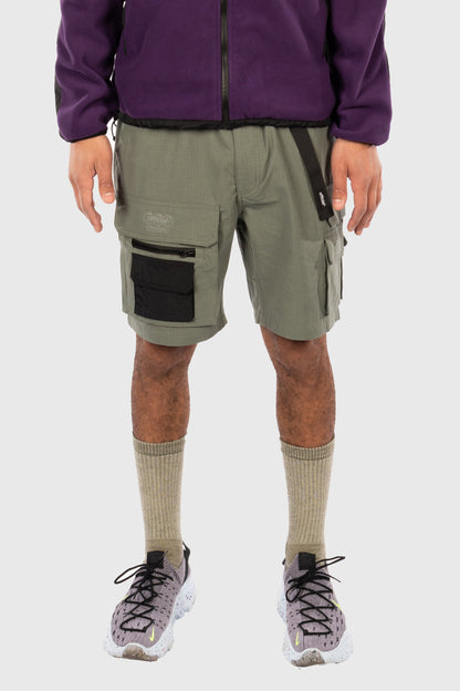 Nexus Ripstop Cargo Shorts (Dusty Olive) by The Official Brand