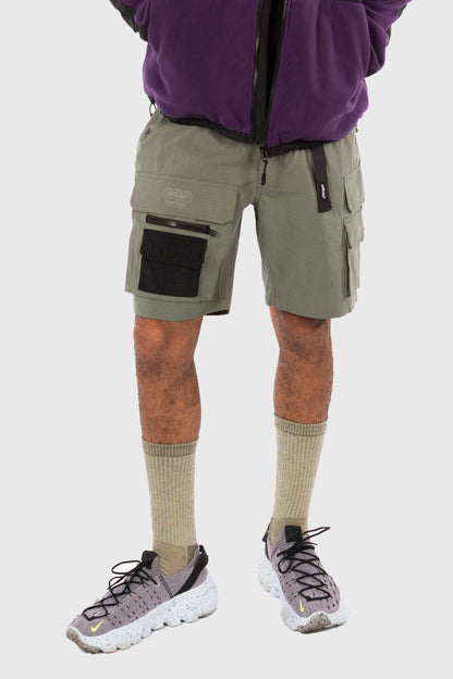 Nexus Ripstop Cargo Shorts (Dusty Olive) by The Official Brand