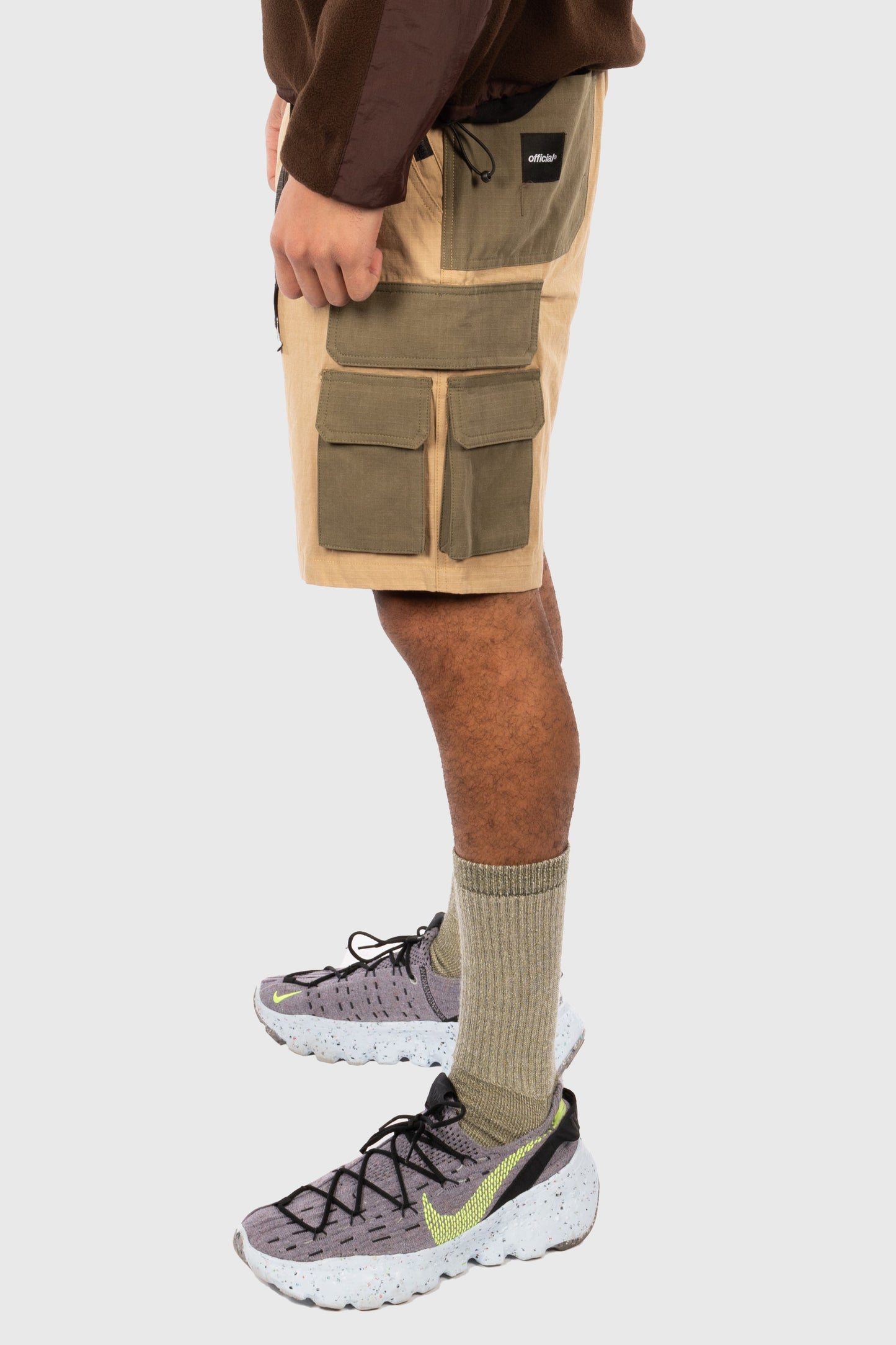 Nexus Ripstop Cargo Shorts (Khaki) by The Official Brand