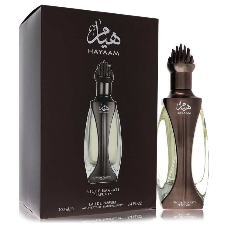 Niche Emarati Hayaam by Lattafa Eau De Parfum Spray (Unisex) 3.4 oz for Men by Avera Group