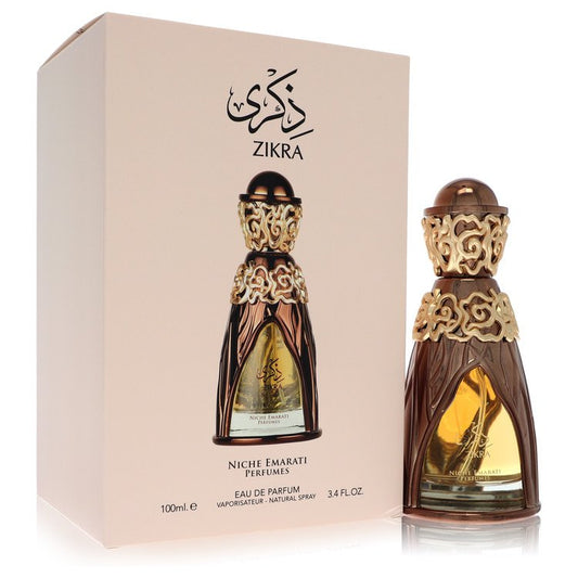 Niche Emarati Zikra by Lattafa Eau De Parfum Spray (Unisex) 3.4 oz for Women by Avera Group