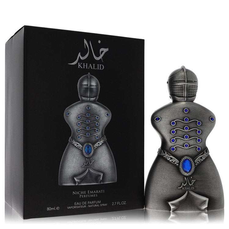 Niche Emarati Khalid by Lattafa Eau De Parfum Spray (Unisex) 2.7 oz for Men by Avera Group