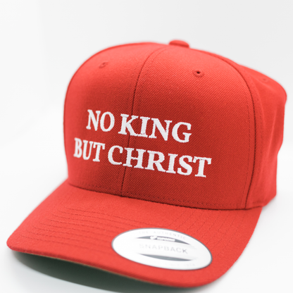 AnarchoChristian - No King But Christ Snapback Hat by Proud Libertarian