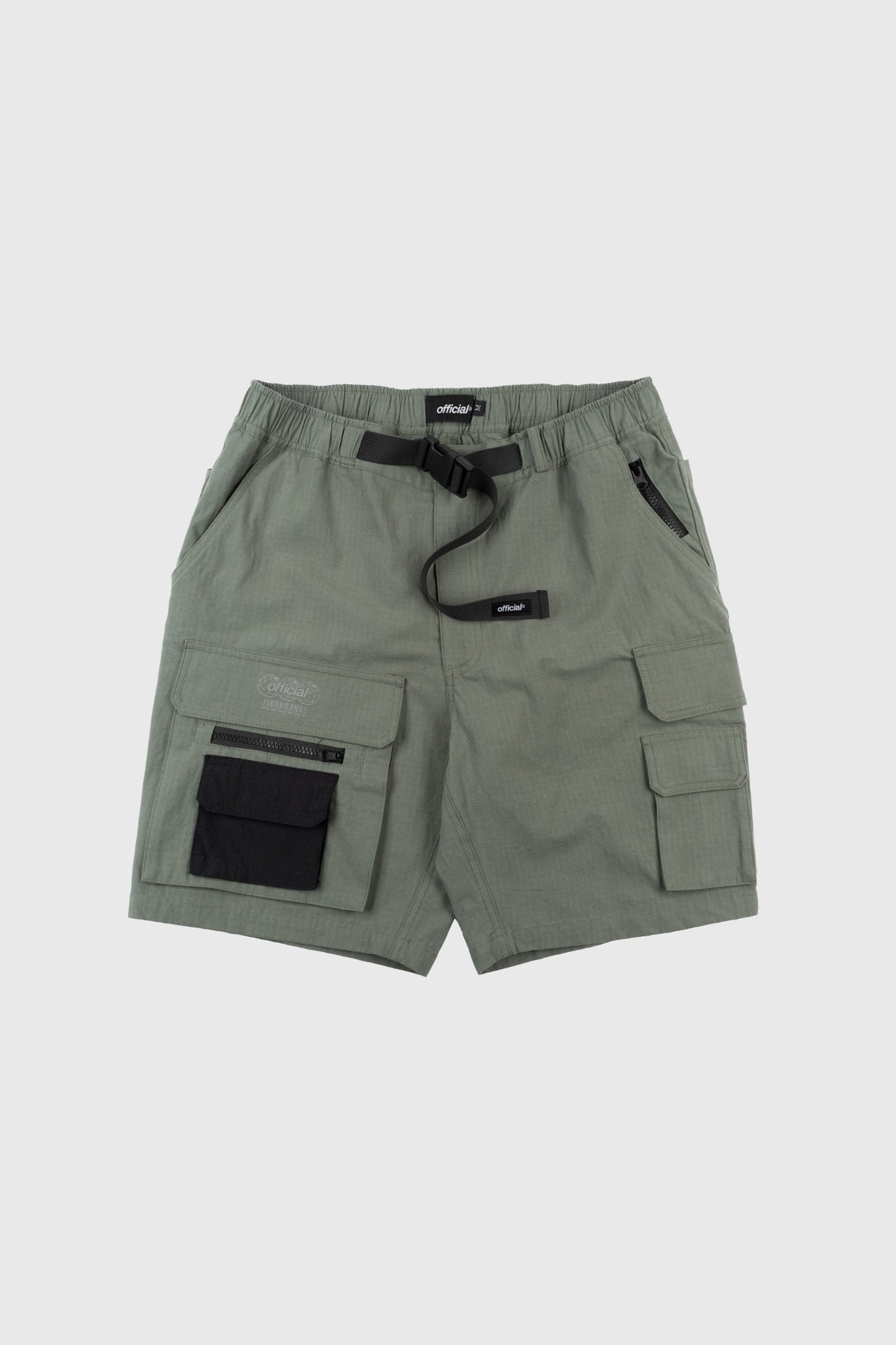 Nexus Ripstop Cargo Shorts (Dusty Olive) by The Official Brand