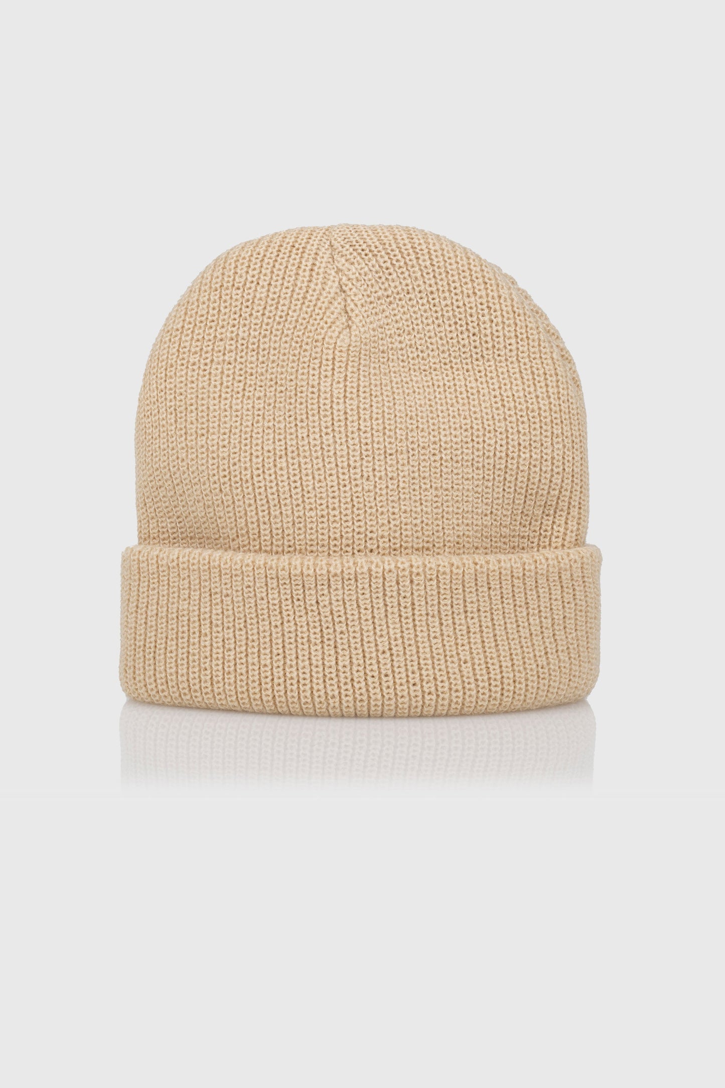 WRLD Takeover Beanie (Beige) by The Official Brand