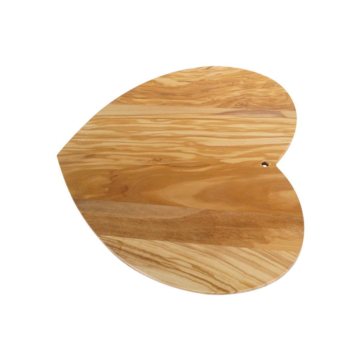 OLIVEWOOD HEART-shape CUTTING BOARD 13.5 x 13" by Peterson Housewares & Artwares