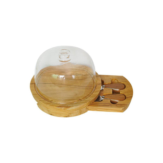 OLIVEWOOD CHEESE SET by Peterson Housewares & Artwares