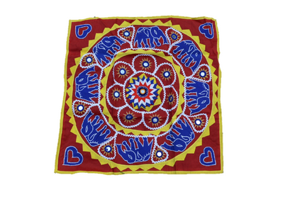 OMSutra Mandala Applique Boho Tapestry for Wall Decor by OMSutra