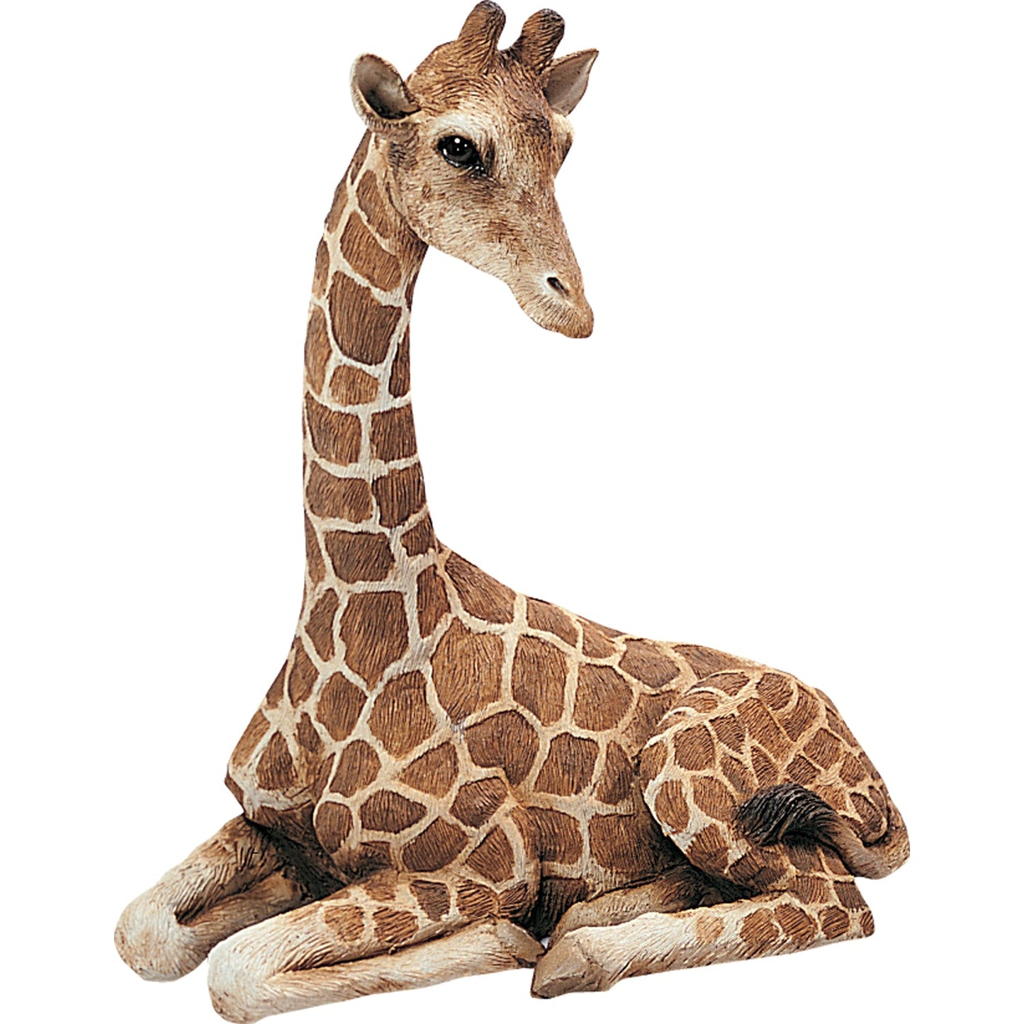 Sandicast "Original Size" Lying Giraffe Sculpture by Present Paper