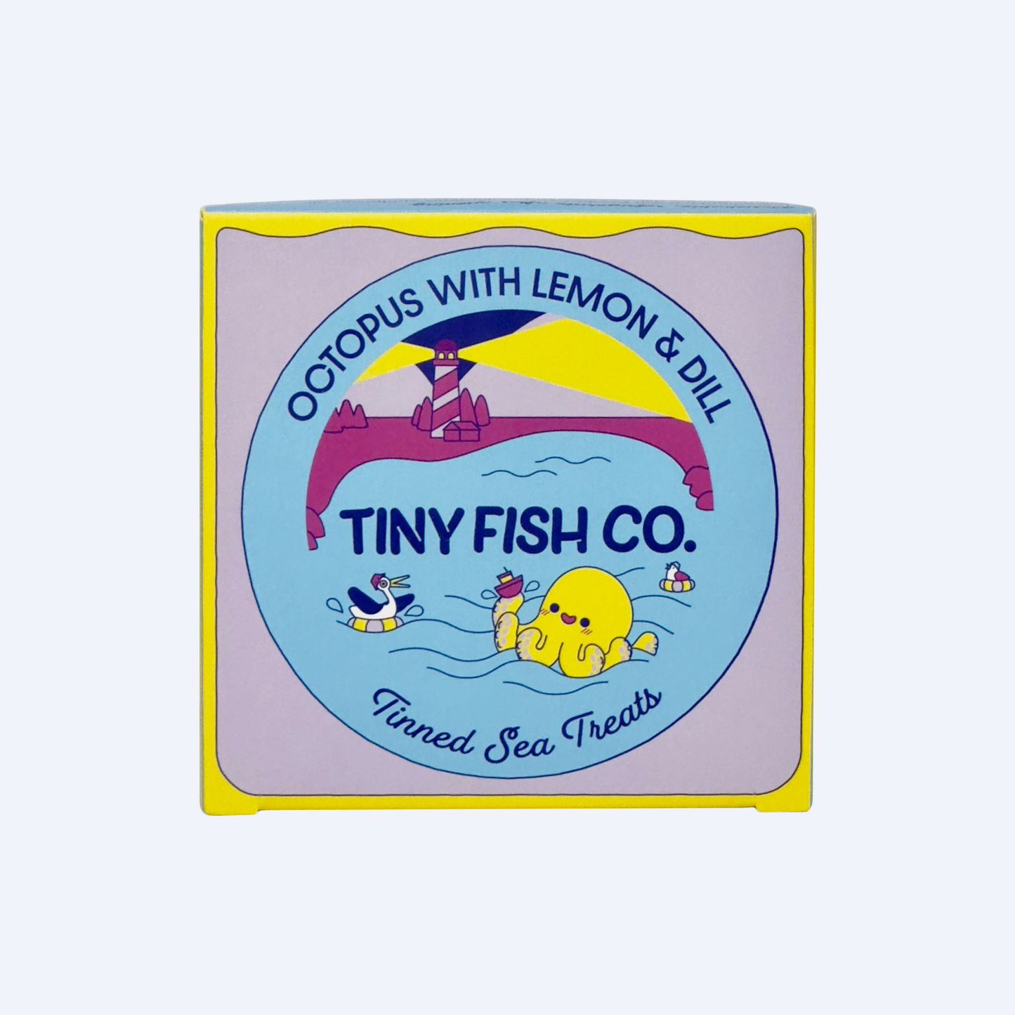 Tiny Fish Co Octopus with Lemon & Dill Tin - 12 Tins by Farm2Me