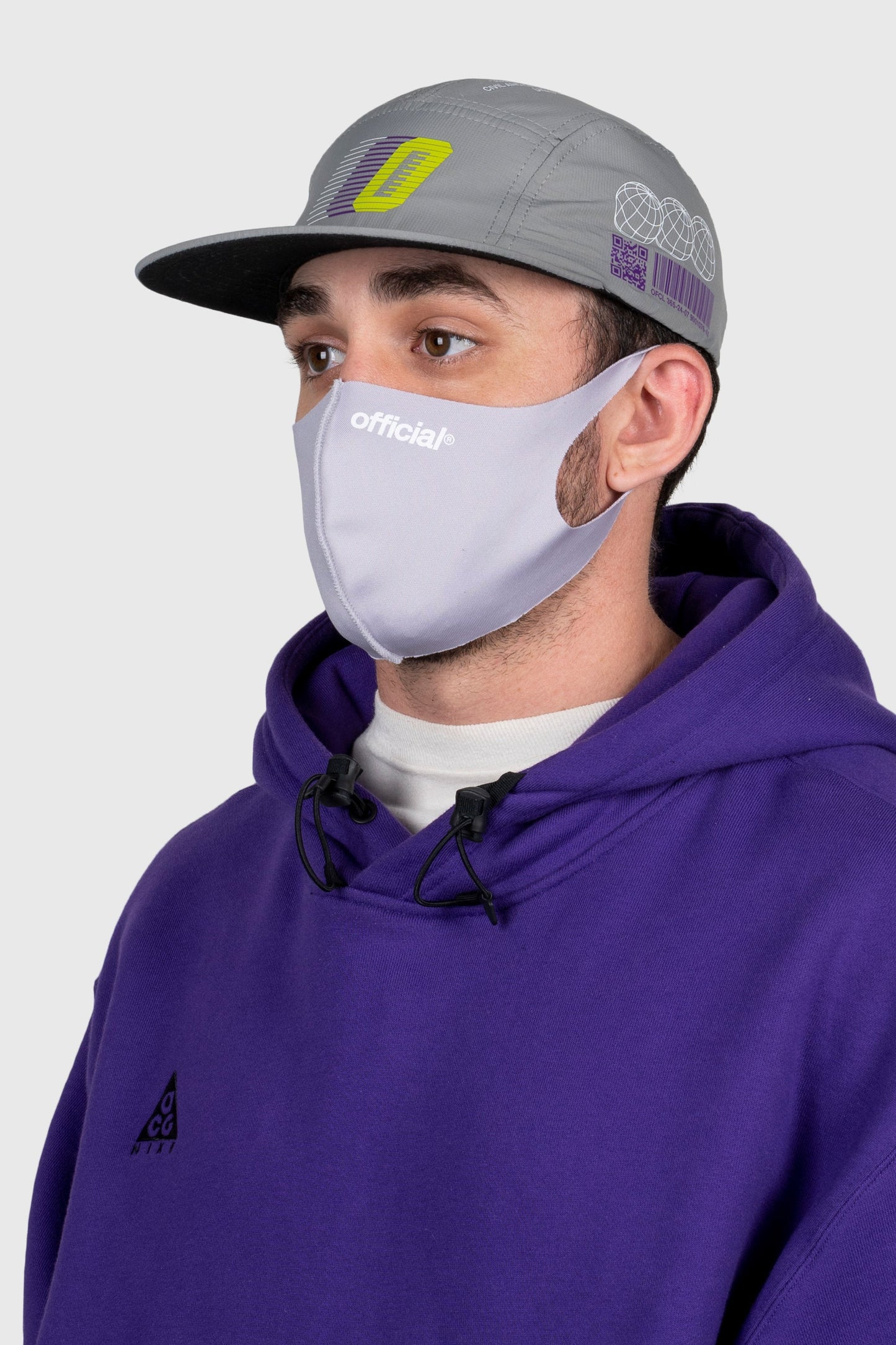 Official Nano-Polyurethane Face Mask (Light Grey) by The Official Brand