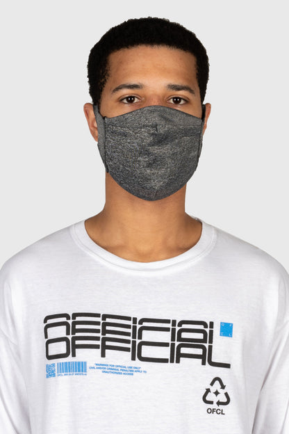 Performance Face Mask (Heather Grey) by The Official Brand