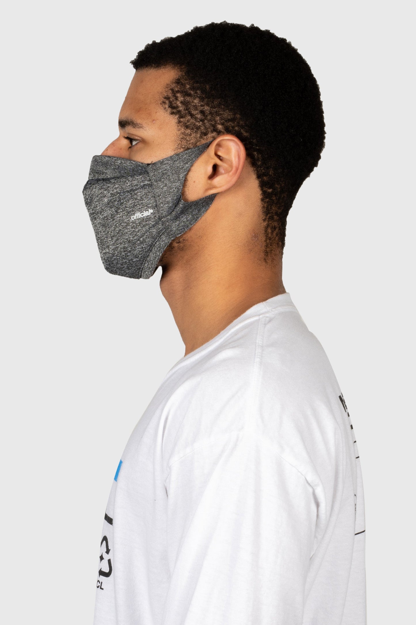 Performance Face Mask (Heather Grey) by The Official Brand